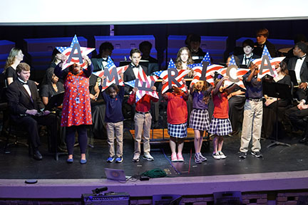 Veterans Day assembly (grades K–12)