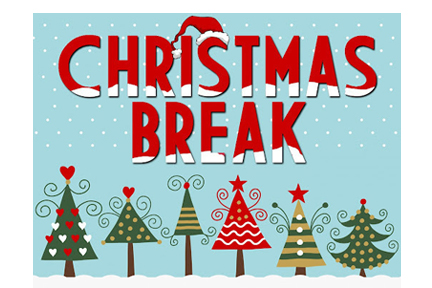 Christmas Break (Little Harding school-year students–Grade 12)